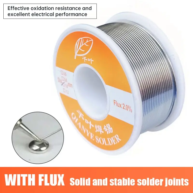 

Rosin Flux Cored Lead-free Solder Wire 0.8/1.0/1.2/1.5mm Flux Reel Soldering Wire Roll for Welding Machine No-clean Tin solder