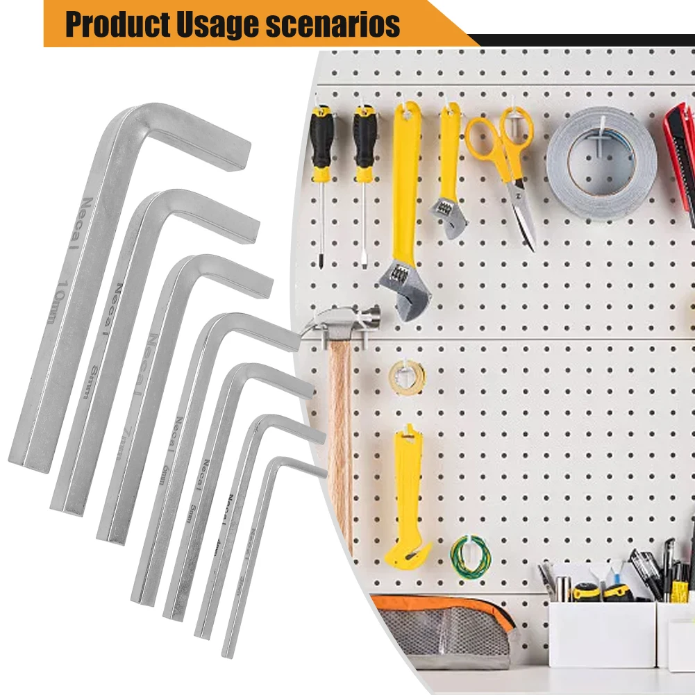 For Tighten Wrench Head Wrench Wrench Garden Home Attachment Components 4 7 */kit 7 Pcs/set 7Pcs/Set Key L-Shape
For Tighten Wrench Head Wrench Wrench Garden Home Attachment Components 4 7 */kit 7 Pcs/set 7Pcs/Set Key L-Shape