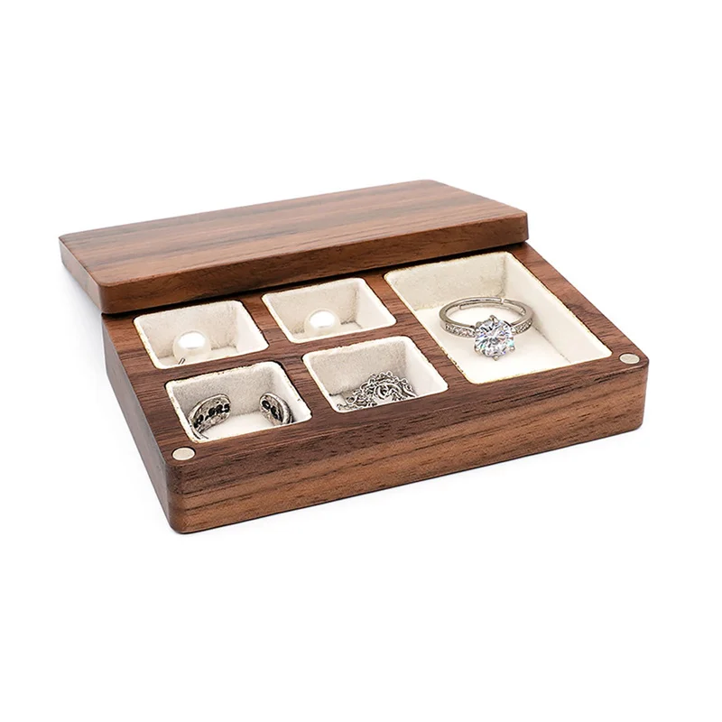 Wood Jewelry Box Organizer Travel Storage Box Earrings Ring Case Jewelry Display Stand Gift Packing Box For Wedding 96*60mm
Wood Jewelry Box Organizer Travel Storage Box Earrings Ring Case Jewelry Display Stand Gift Packing Box For Wedding 96*60mm