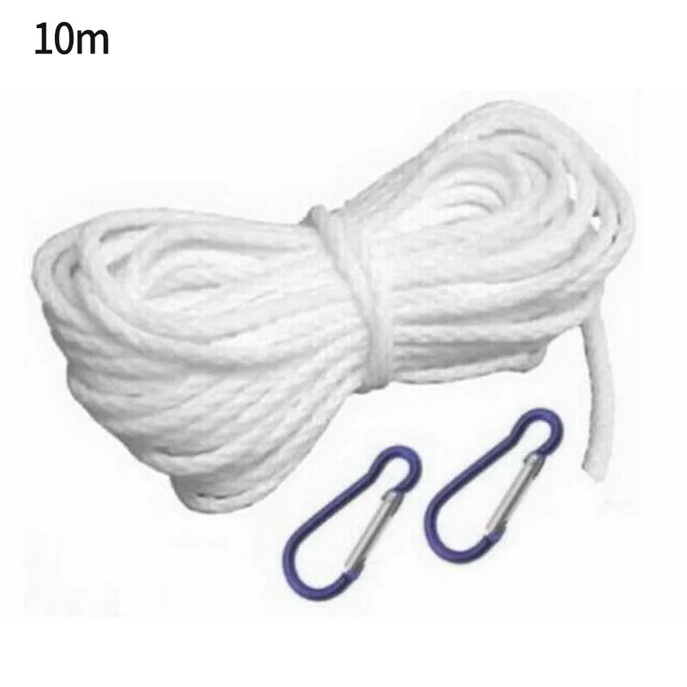 Accessories Durable 10m Rope Nylon Braided Cord Aluminium Snaps Flagpole Halyard Free Hooks Pole Fire Emergency
Accessories Durable 10m Rope Nylon Braided Cord Aluminium Snaps Flagpole Halyard Free Hooks Pole Fire Emergency
