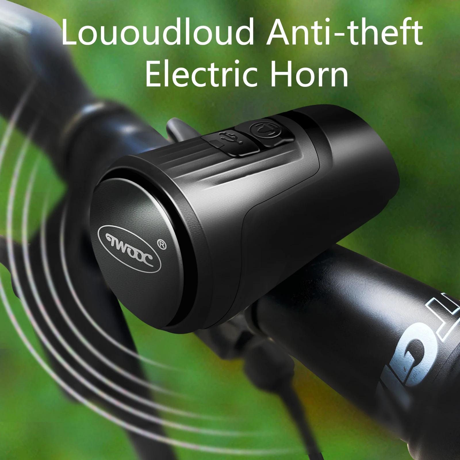 TWOOC Electric Bike Bell USB Rechargeable 125DB Safety Warning MTB Road Cycling Anti-theft Alarm Horn Bicycles Accessories
TWOOC Electric Bike Bell USB Rechargeable 125DB Safety Warning MTB Road Cycling Anti-theft Alarm Horn Bicycles Accessories