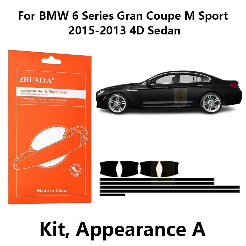 Защитная пленка ZHUAIYA для красок дверной ручки, ТПУ PPF для BMW 6 серии Gran Coupe M Sport2015-2013 4D Седан
Защитная пленка ZHUAIYA для красок дверной ручки, ТПУ PPF для BMW 6 серии Gran Coupe M Sport2015-2013 4D Седан