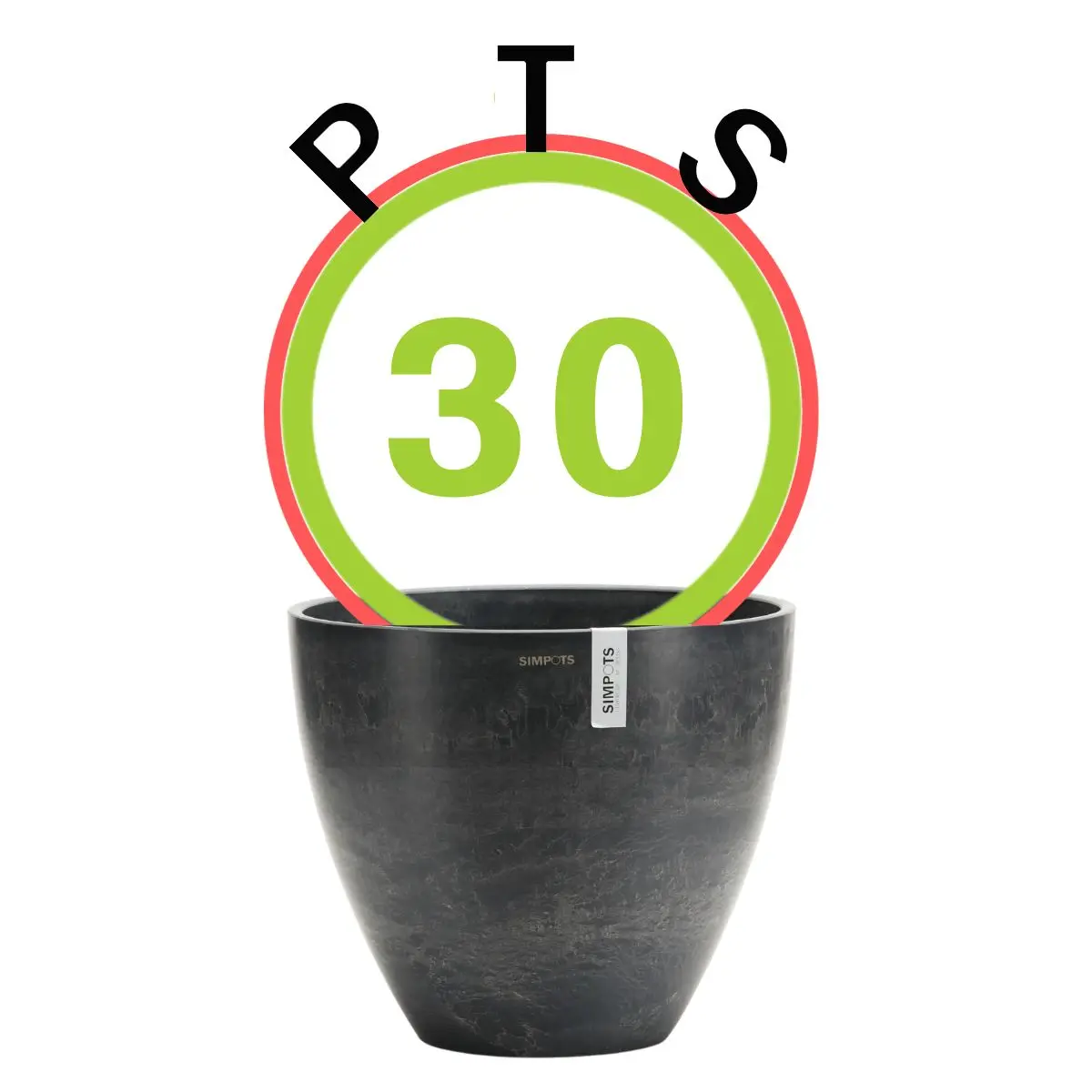 SIMPOTS Plant Pot Gray Stone DP30CM Elliptical Flower Planters Decorative Planters For Plants Low Price ECO Friendly
SIMPOTS Plant Pot Gray Stone DP30CM Elliptical Flower Planters Decorative Planters For Plants Low Price ECO Friendly