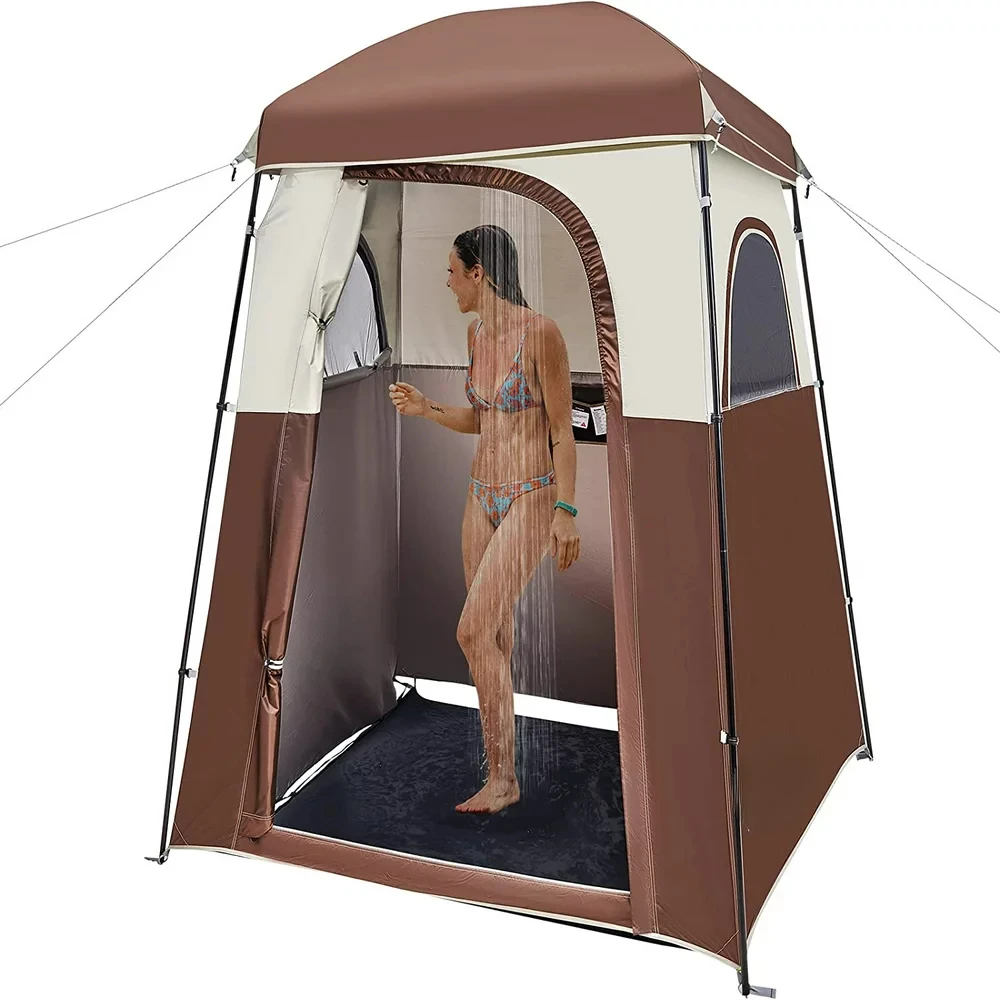 Shower Tent Extra Wide 1 Room Camping Privacy Shelter Tent for Dressing Changing Toilets Coffee
Shower Tent Extra Wide 1 Room Camping Privacy Shelter Tent for Dressing Changing Toilets Coffee
