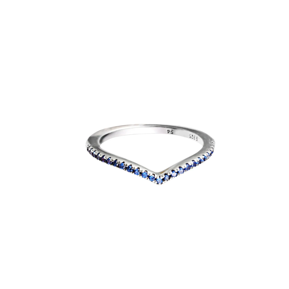 Fashion Female Rings Silver Timeless Wish Sparkling Blue Ring Sterling Silver Jewelry Rings For Woman Party Proposal
Fashion Female Rings Silver Timeless Wish Sparkling Blue Ring Sterling Silver Jewelry Rings For Woman Party Proposal