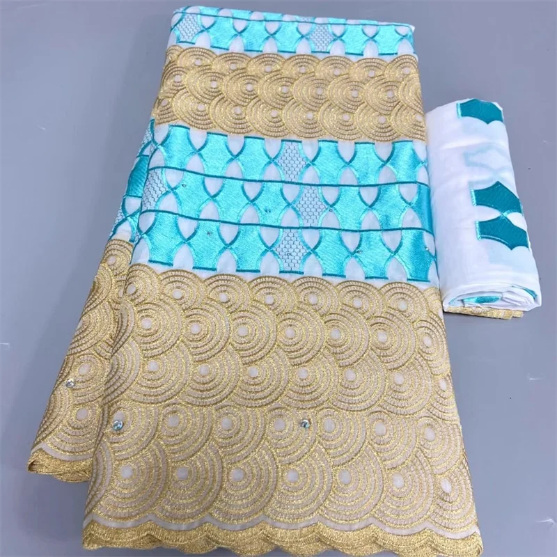 5+2 Yard Dry Lace Fabric Latest Heavy Beaded Embroidery African 100% Cotton Swiss Voile Popular Dubai Style For Party Wedding 13
5+2 Yard Dry Lace Fabric Latest Heavy Beaded Embroidery African 100% Cotton Swiss Voile Popular Dubai Style For Party Wedding 13