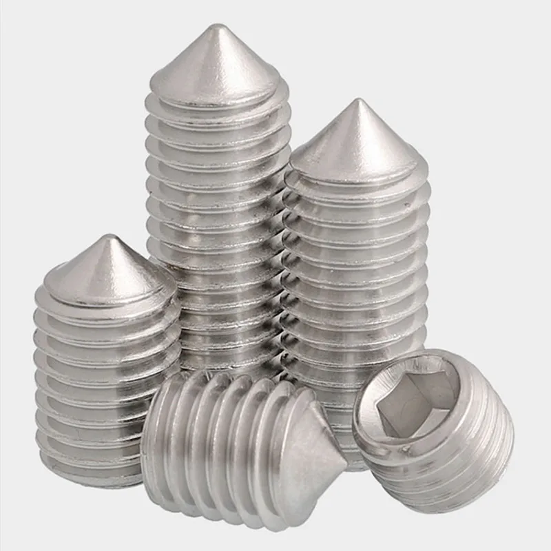 20Pcs Stainless Steel Grub Screws with Cone Point Hexagon Socket Set Screws Headless Bolt Hardware Tools Fasteners M3-M8
20Pcs Stainless Steel Grub Screws with Cone Point Hexagon Socket Set Screws Headless Bolt Hardware Tools Fasteners M3-M8