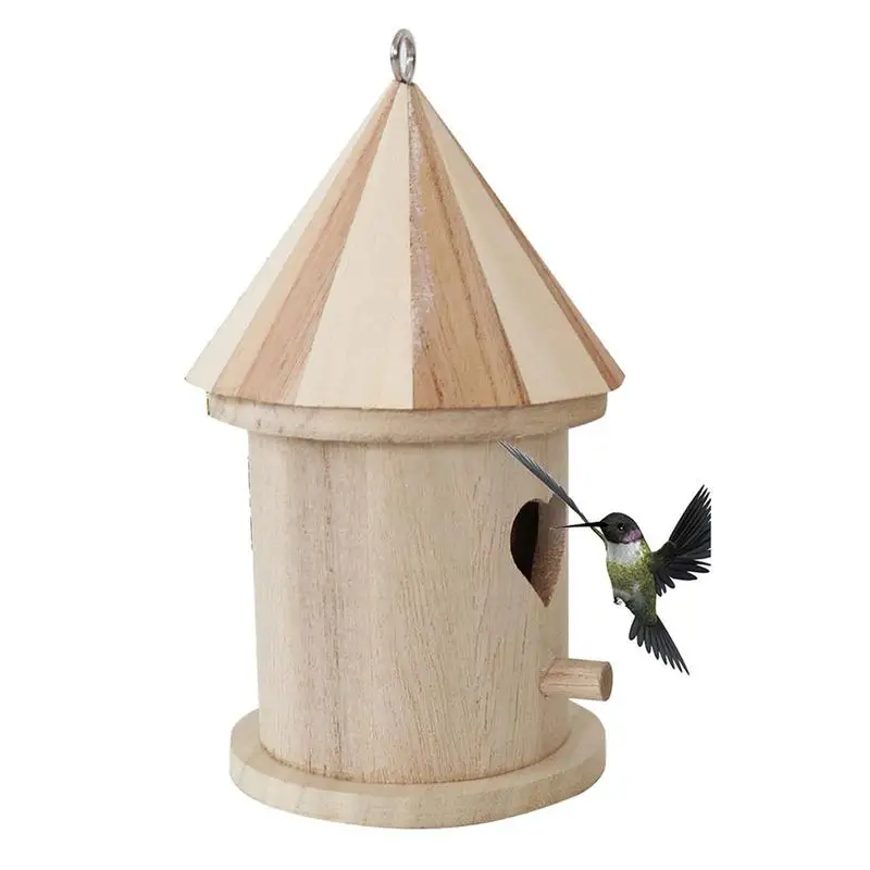 DIY Wooden Bird House Outdoor Hanging Bird Feeder Kids Painting Crafts Gift Garden Home Decoration Bird Nest Pet Supplies
DIY Wooden Bird House Outdoor Hanging Bird Feeder Kids Painting Crafts Gift Garden Home Decoration Bird Nest Pet Supplies