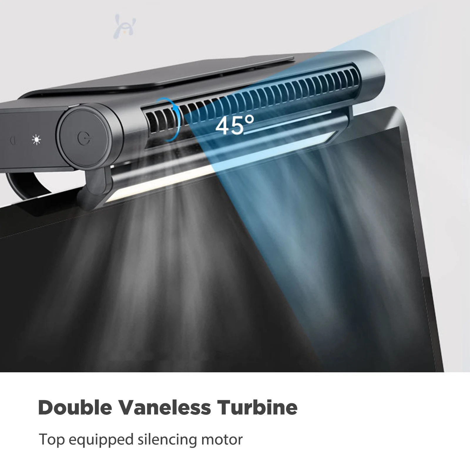 2000mAh Bladeless Display Screen Fans with Light Air Conditioning Fan Rechargeable Stepless Speed Adjustable for Desktops
2000mAh Bladeless Display Screen Fans with Light Air Conditioning Fan Rechargeable Stepless Speed Adjustable for Desktops