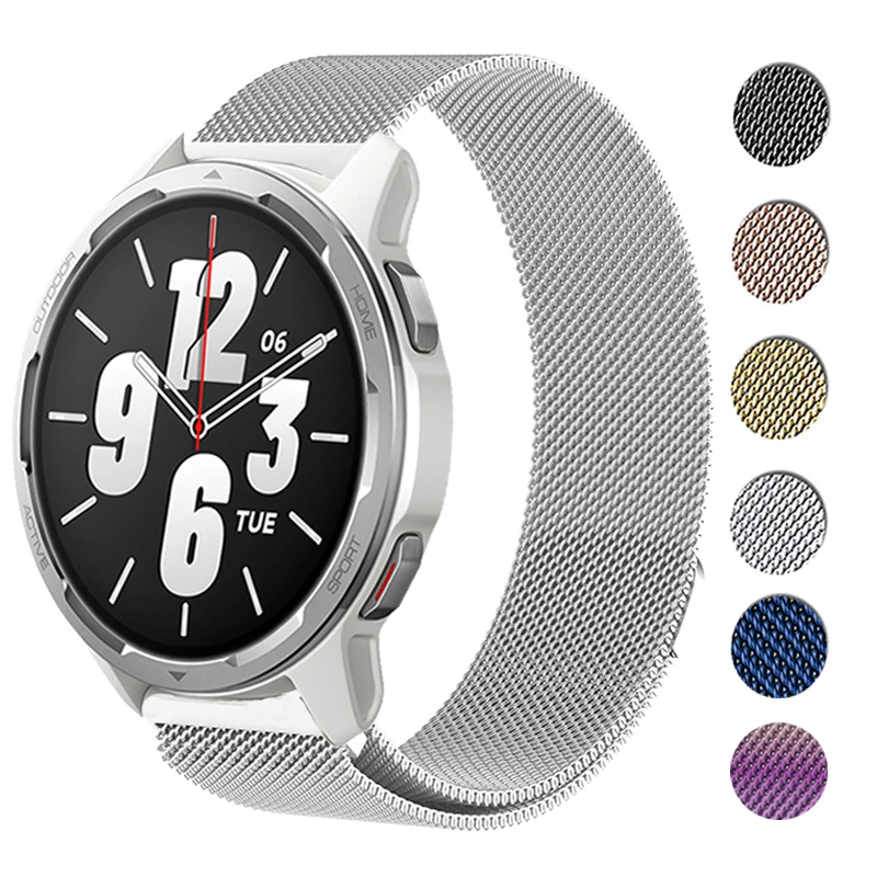 Металлическая Магнитная Петля для смарт-часов Xiaomi Watch S1 Active, аксессуары для смарт-часов, сетчатый стальной ремешок для часов Xiaomi Watch Sport Color 2, ...
Металлическая Магнитная Петля для смарт-часов Xiaomi Watch S1 Active, аксессуары для смарт-часов, сетчатый стальной ремешок для часов Xiaomi Watch Sport Color 2, ...