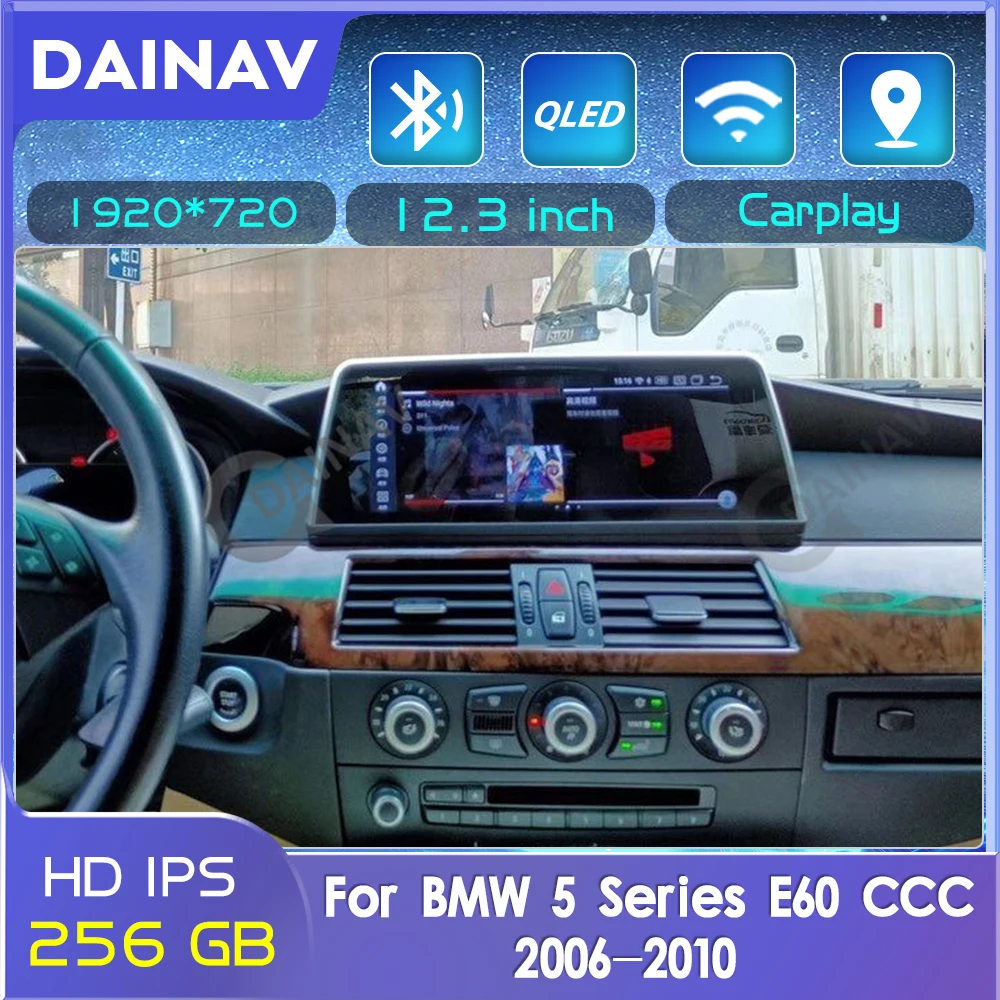 256GB 12.3 inch 2 din Android Car Radio Multimedia Player for BMW 5 Series E60 CCC 2006-2010 Car Stereo Autoradio Auto Audio
256GB 12.3 inch 2 din Android Car Radio Multimedia Player for BMW 5 Series E60 CCC 2006-2010 Car Stereo Autoradio Auto Audio