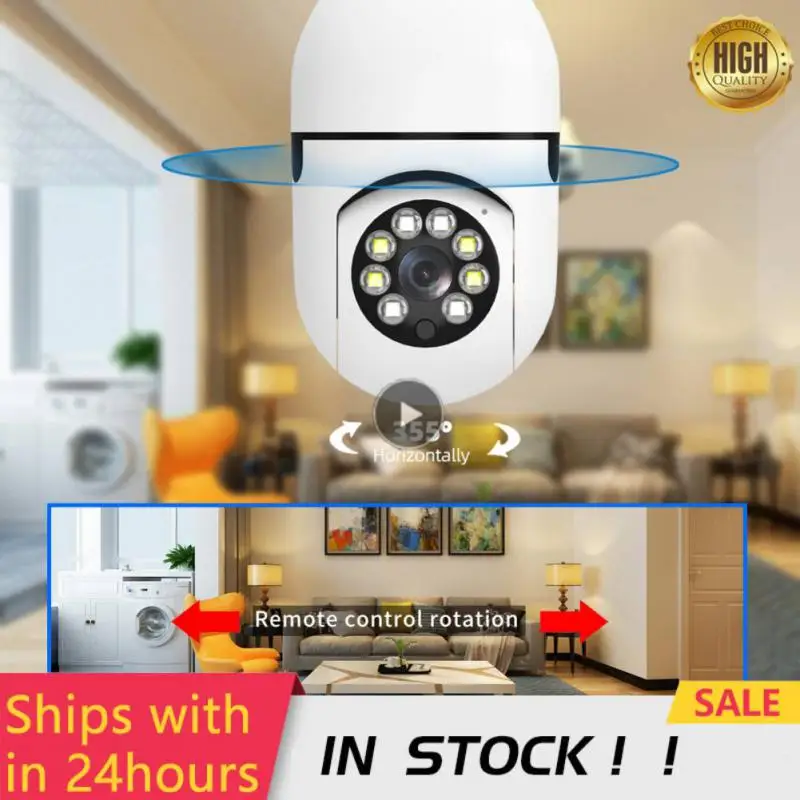 360° E27 LED Bulb 1080P Wireless Home Security WiFi CCTV IP Camera Two Way Audio Panoramic Night Vision Home Security Camera
360° E27 LED Bulb 1080P Wireless Home Security WiFi CCTV IP Camera Two Way Audio Panoramic Night Vision Home Security Camera