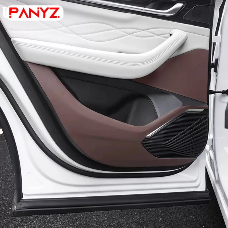 Для Geely MONJARO 2023 2024 KX11 Xingyue L 2022 аксессуары кожаная наклейка из углеродного волокна