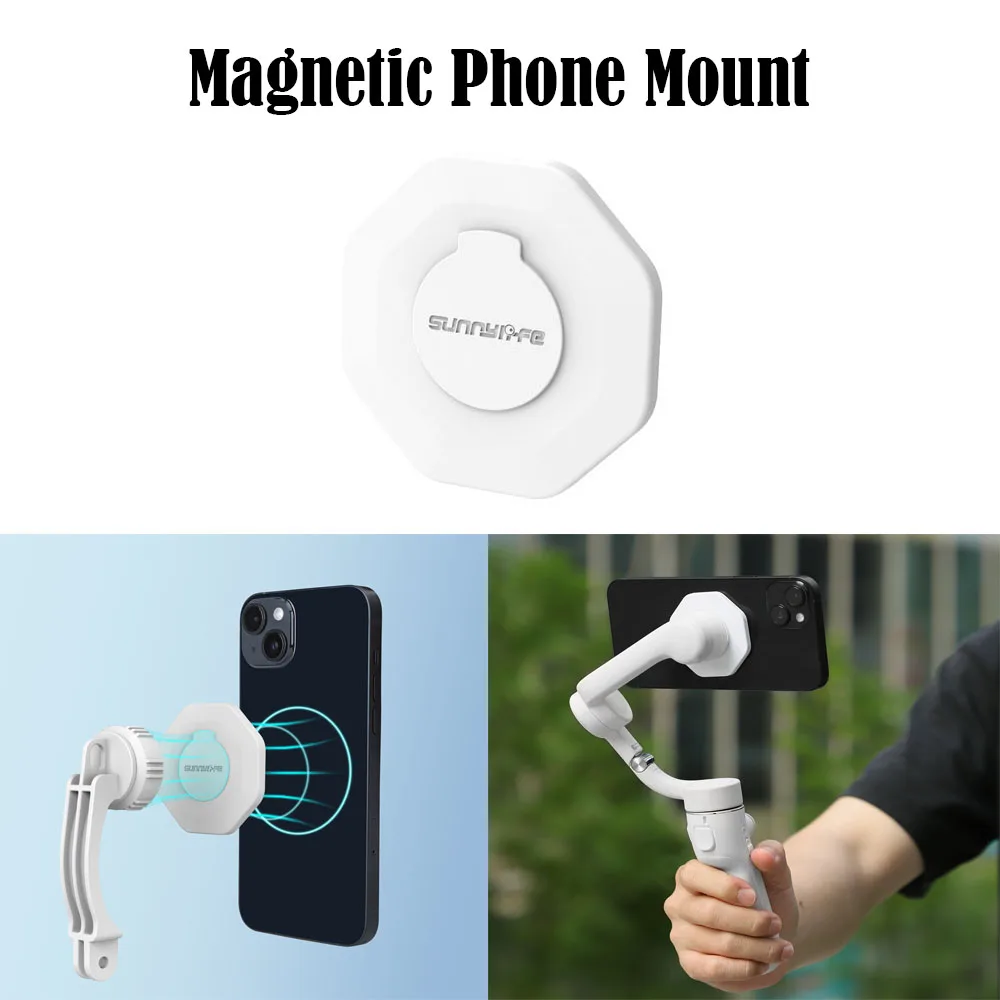 Мощный магнитный Ручной Стабилизатор для DJI Osmo Mobile 6/OM 5, держатель-адаптер для Iphone Magsafe
Мощный магнитный Ручной Стабилизатор для DJI Osmo Mobile 6/OM 5, держатель-адаптер для Iphone Magsafe