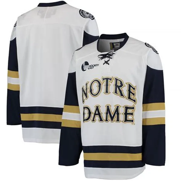 

Notre Dame Fighting Irish College Ice Hockey Jersey Men's Embroidery Stitched Customize any number and name Jerseys