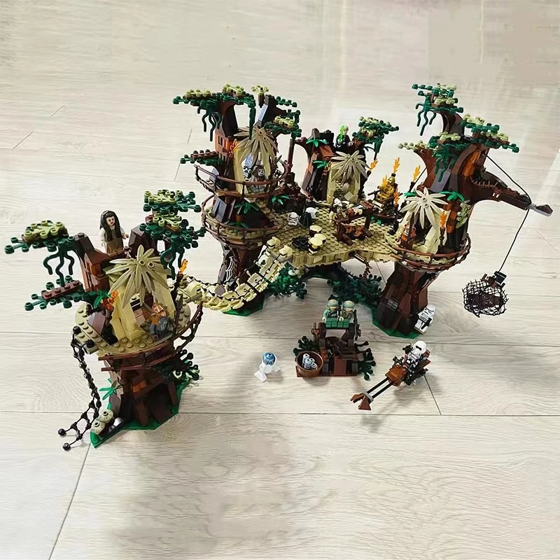 Compatible 10236 05047 81049 1990PCS Star series Plan Wars Ewok Village Building Blocks Toys Bricks for Children birthday gift
Compatible 10236 05047 81049 1990PCS Star series Plan Wars Ewok Village Building Blocks Toys Bricks for Children birthday gift