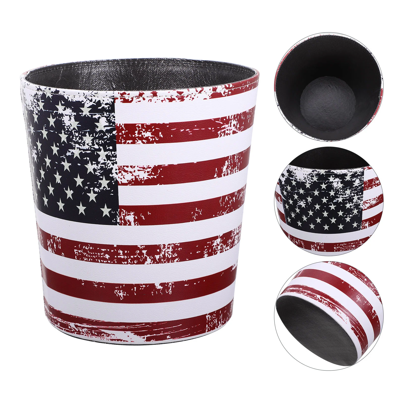 Trash Can Bin Garbage Waste Container Basket Pu Kitchen Paper Wastebasket Bedroom Bathroom Decorative Office Cans Rubbish 
Trash Can Bin Garbage Waste Container Basket Pu Kitchen Paper Wastebasket Bedroom Bathroom Decorative Office Cans Rubbish