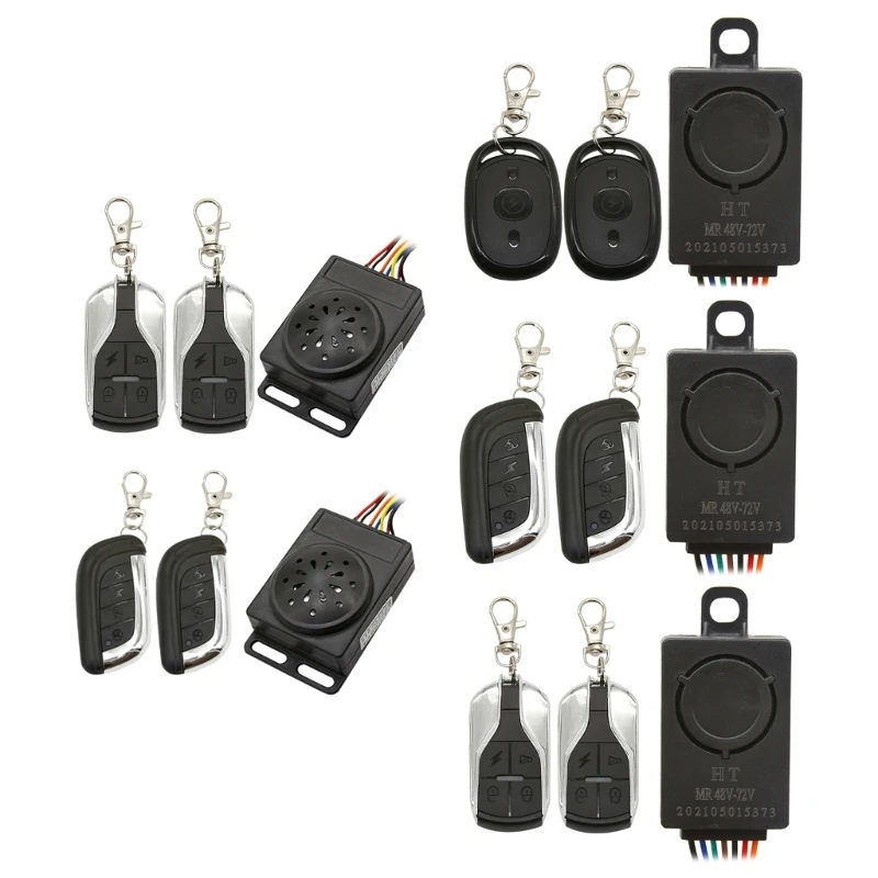 36V-72V Motorcycle Anti Theft Alarm-System Waterproof Streetcar Security Alarm with Remote Control Engine Start Function 85DF
36V-72V Motorcycle Anti Theft Alarm-System Waterproof Streetcar Security Alarm with Remote Control Engine Start Function 85DF