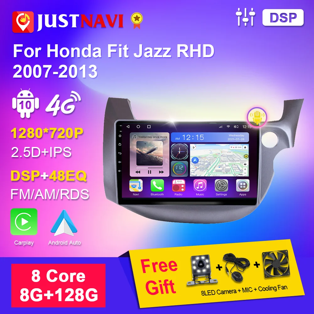 Android 10.0 Car Radio For Honda Fit Jazz RHD 2007-2013 Autoradio Multimedia Player GPS Stereo Carplay Navigation Audio for Cars
Android 10.0 Car Radio For Honda Fit Jazz RHD 2007-2013 Autoradio Multimedia Player GPS Stereo Carplay Navigation Audio for Cars