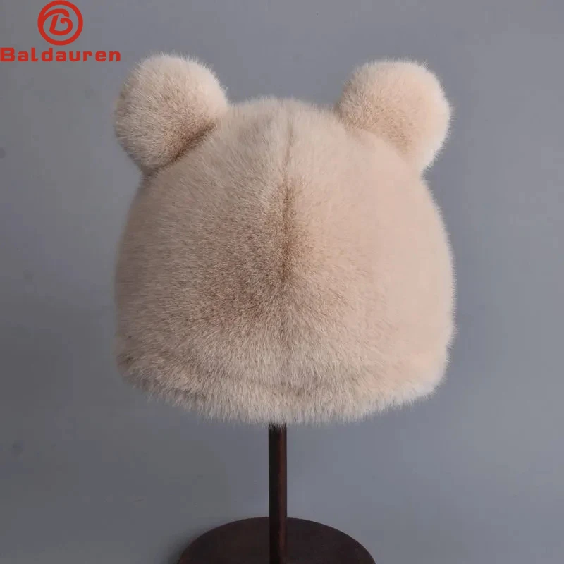 New Style Fake Mink Fur Hats Super Soft Women Winter Hat Cotton Lining Warm Fashion Women's Cap Lovable Natural Fluffy Hat
New Style Fake Mink Fur Hats Super Soft Women Winter Hat Cotton Lining Warm Fashion Women's Cap Lovable Natural Fluffy Hat