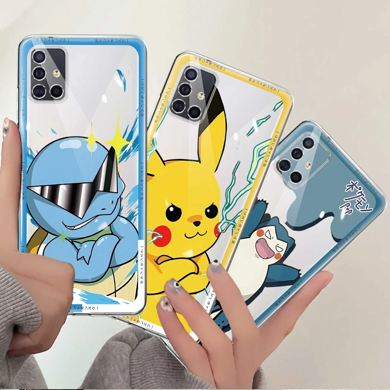 Чехол для Samsung Galaxy A12 A32 4G A52 A51 A13 5G A21s A53 A23 A31 A73 A33 A72 A22 A71 Покемон Пикачу Сквиртл манга Capa Funda 
Чехол для Samsung Galaxy A12 A32 4G A52 A51 A13 5G A21s A53 A23 A31 A73 A33 A72 A22 A71 Покемон Пикачу Сквиртл манга Capa Funda