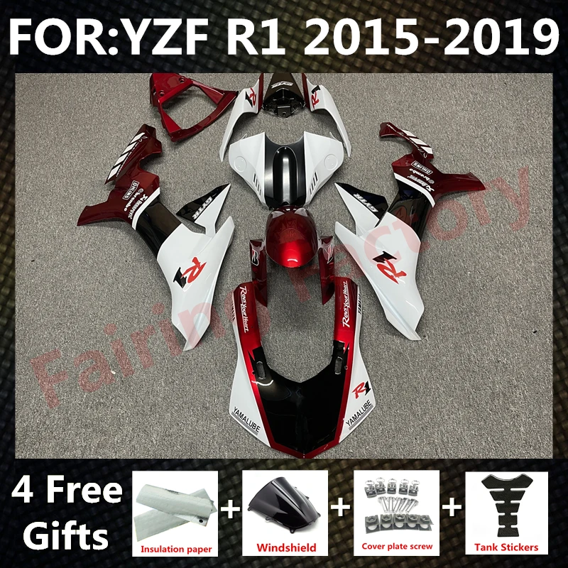 Новинка, обтекатель для мотоцикла из АБС-пластика, подходит для YZF R1 2015 2016 2017 2018 2019 годов, Обтекатели для кузова, набор обтекателей белого и че...
Новинка, обтекатель для мотоцикла из АБС-пластика, подходит для YZF R1 2015 2016 2017 2018 2019 годов, Обтекатели для кузова, набор обтекателей белого и че...