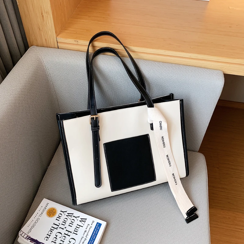 Fashion Stitching Tote Bag for Women Large Capacity Shoulder Bag Cute Purses and Handbag Designer Armpit Bag Luxury Shopping Bag
Fashion Stitching Tote Bag for Women Large Capacity Shoulder Bag Cute Purses and Handbag Designer Armpit Bag Luxury Shopping Bag