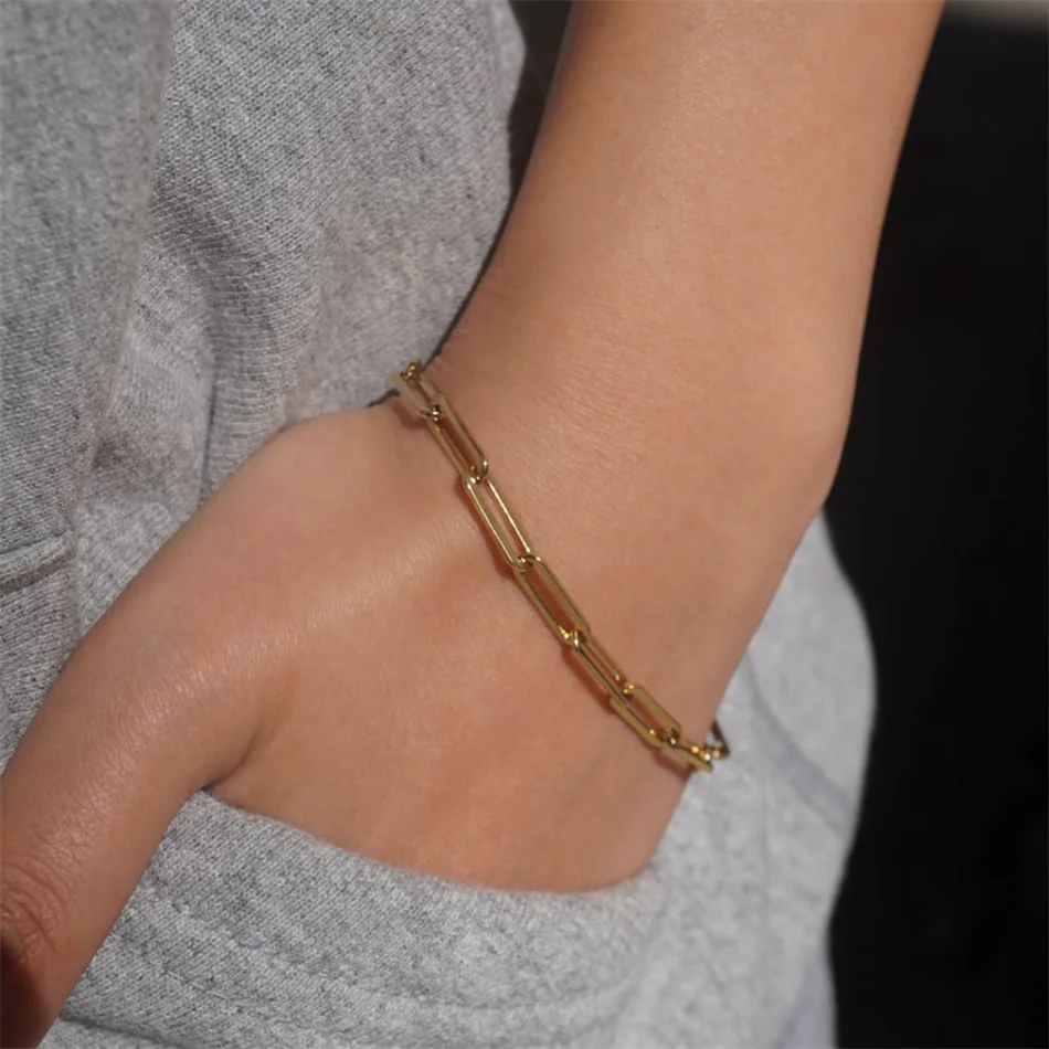 Orazio Stainless Steel Bracelet for Women Not-fade Not-allergy Boho Cuban Link Hand Chains Female Couple Bangles New Jewelry
Orazio Stainless Steel Bracelet for Women Not-fade Not-allergy Boho Cuban Link Hand Chains Female Couple Bangles New Jewelry