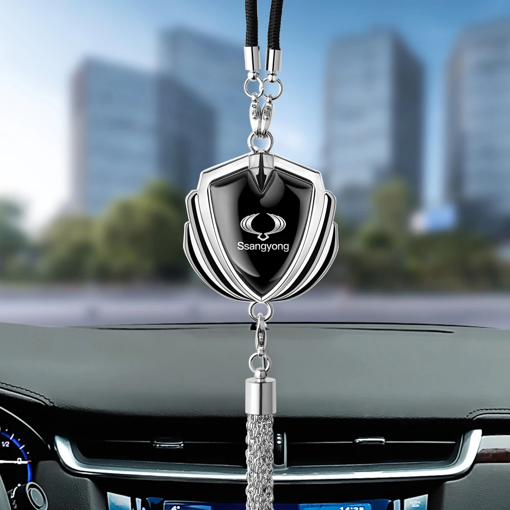 3D Metal Car Rearview Mirror Pendant Ornaments Hanging Accessories For SsangYong Actyon Kyron Korando Rexton Tivoli A Tivolan
3D Metal Car Rearview Mirror Pendant Ornaments Hanging Accessories For SsangYong Actyon Kyron Korando Rexton Tivoli A Tivolan