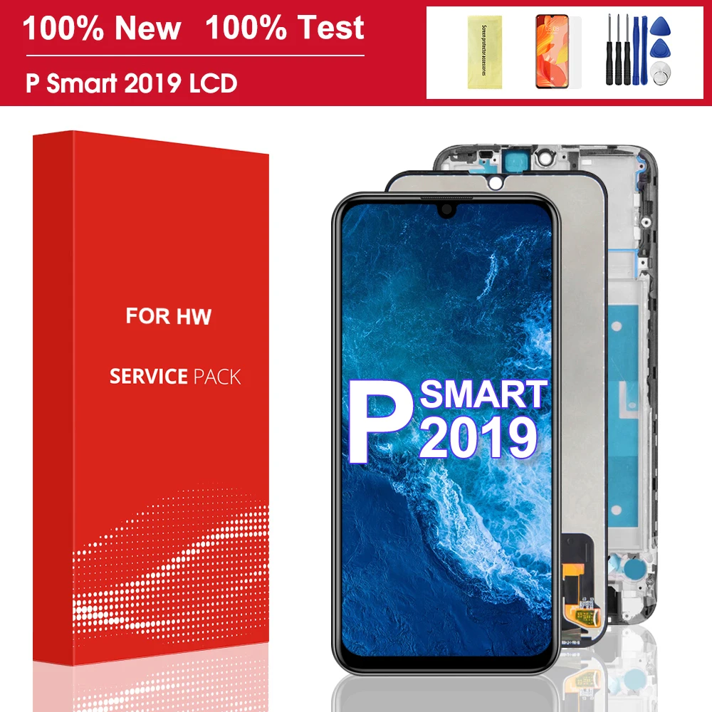 Оригинальный дисплей 6,21 дюйма для Huawei P Smart 2019, ЖК-дисплей, сенсорный экран, дигитайзер, P Smart 2019, ЖК-дисплей, запасная деталь L21 LX3
Оригинальный дисплей 6,21 дюйма для Huawei P Smart 2019, ЖК-дисплей, сенсорный экран, дигитайзер, P Smart 2019, ЖК-дисплей, запасная деталь L21 LX3