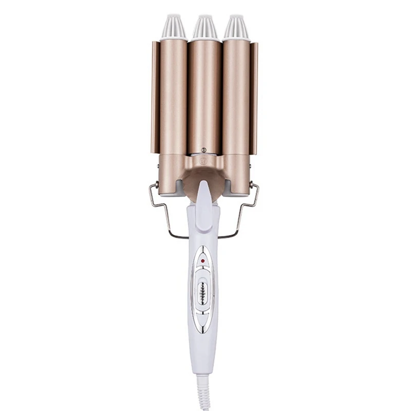 Curling Iron Ceramic Triple Barrel Curling Wand Hair Styling Tools Multifunction Hair Curlers Electric,EU Plug
Curling Iron Ceramic Triple Barrel Curling Wand Hair Styling Tools Multifunction Hair Curlers Electric,EU Plug