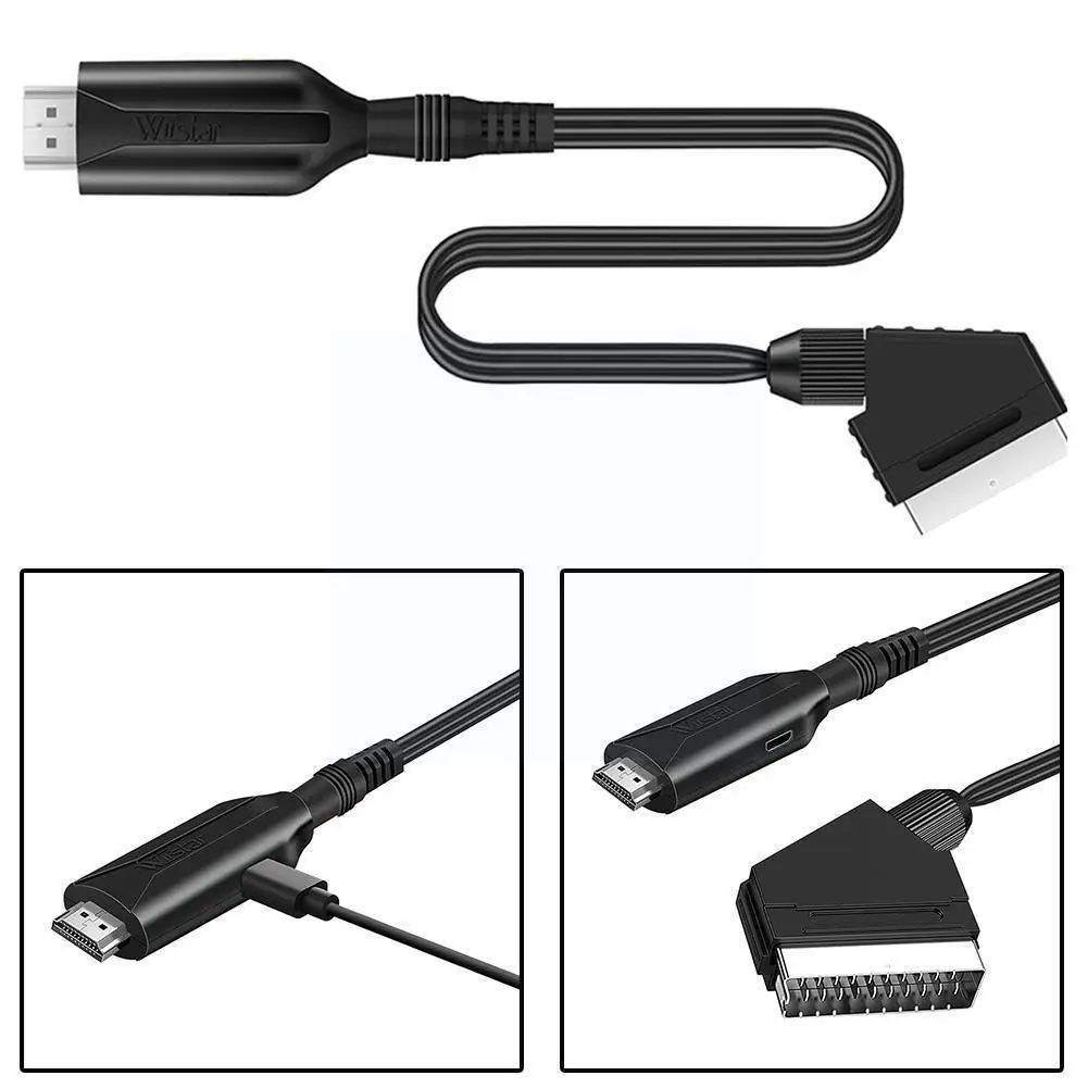 New To Scart Adapter Video Audio Upscale Converter Pal/ntsc For Tv Dvd Box Signal Upscale Converter Accessories P1i2
New To Scart Adapter Video Audio Upscale Converter Pal/ntsc For Tv Dvd Box Signal Upscale Converter Accessories P1i2