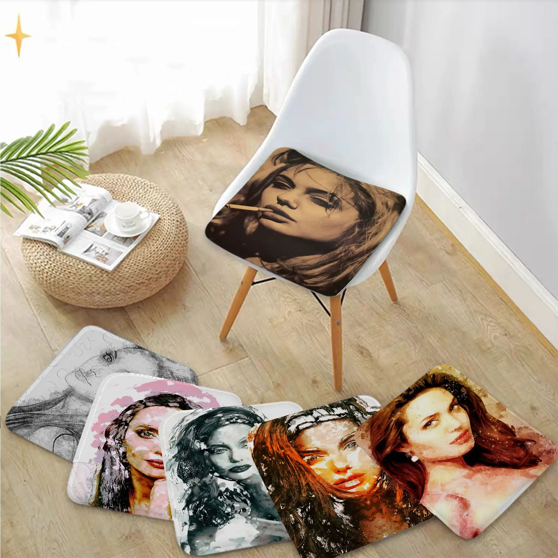 Star Angelina Jolie Round Seat Cushion Office Dining Stool Pad Sponge Sofa Mat Non-Slip Chair Mat Pad
Star Angelina Jolie Round Seat Cushion Office Dining Stool Pad Sponge Sofa Mat Non-Slip Chair Mat Pad
