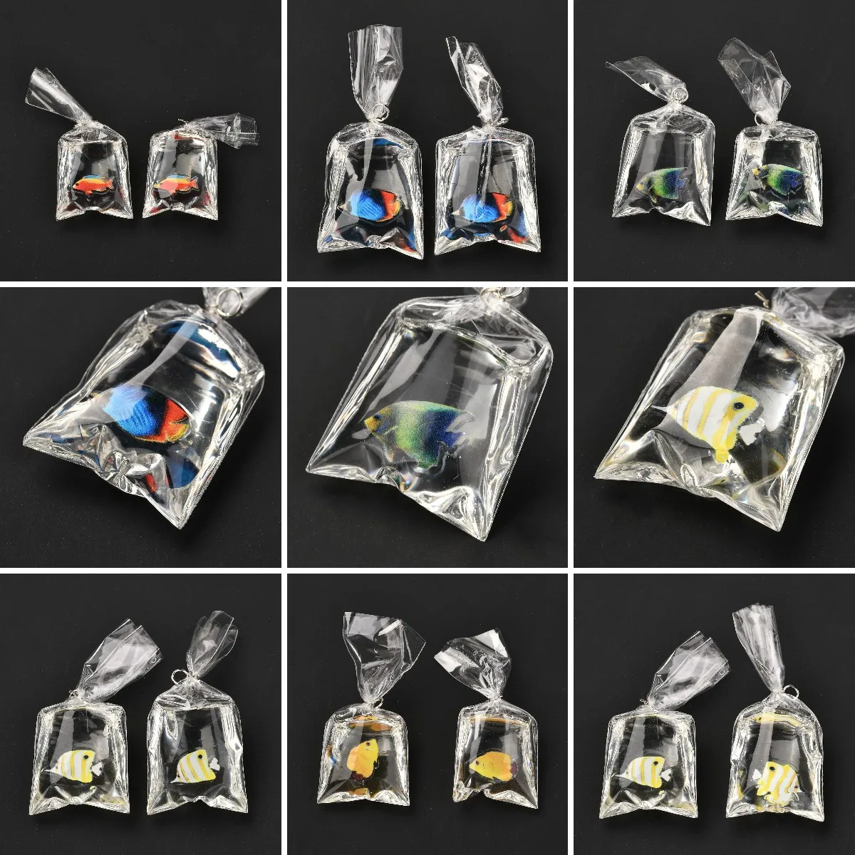 20Pcs Transparent Resin Small Goldfish 3D Fish Bag Charms Pendants For Keychain Earring Necklace DIY Jewelry Making Supplies
20Pcs Transparent Resin Small Goldfish 3D Fish Bag Charms Pendants For Keychain Earring Necklace DIY Jewelry Making Supplies