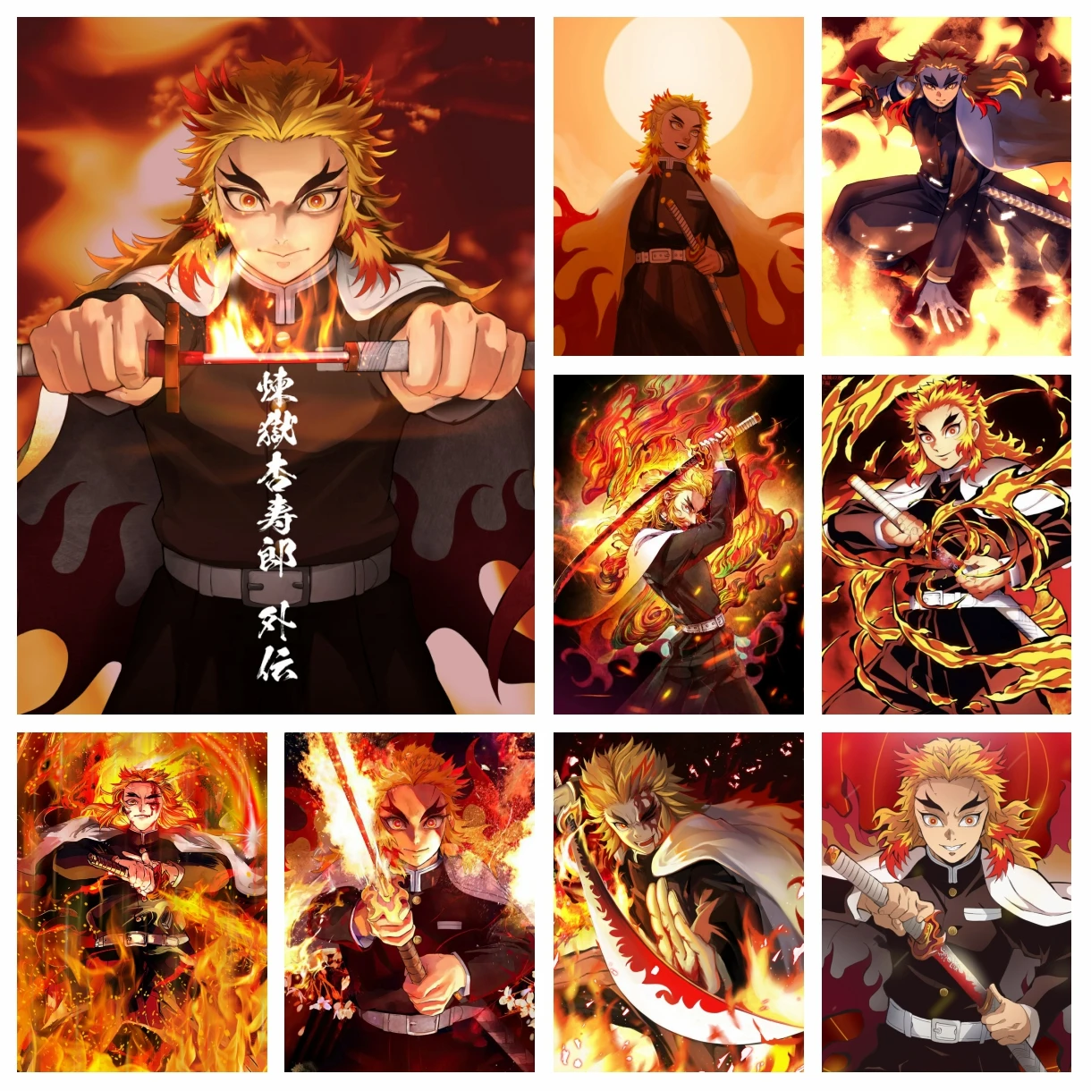 Full Diamond Painting Japanese Cartoon Anime Demon Slayer Rengoku Kyoujurou Cross Stitch Embroidery Picture Mosaic Bedroom Decor
Full Diamond Painting Japanese Cartoon Anime Demon Slayer Rengoku Kyoujurou Cross Stitch Embroidery Picture Mosaic Bedroom Decor