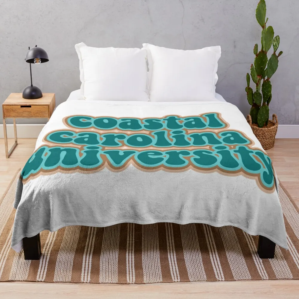 Coastal Carolina University Groovy Outline Throw Blanket Plush Queen Size Blanket
Coastal Carolina University Groovy Outline Throw Blanket Plush Queen Size Blanket