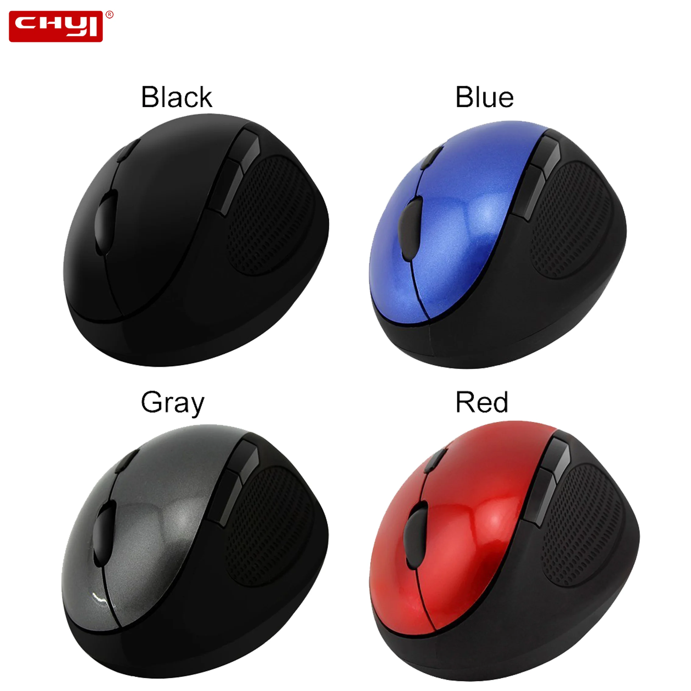 

CHYI Ergonomic Gaming Mouse USB 2.4Ghz Wireless Vertical Mouse 1600DPI Optical 6 Buttons Mice Computer Mause For PC Laptop Gamer
