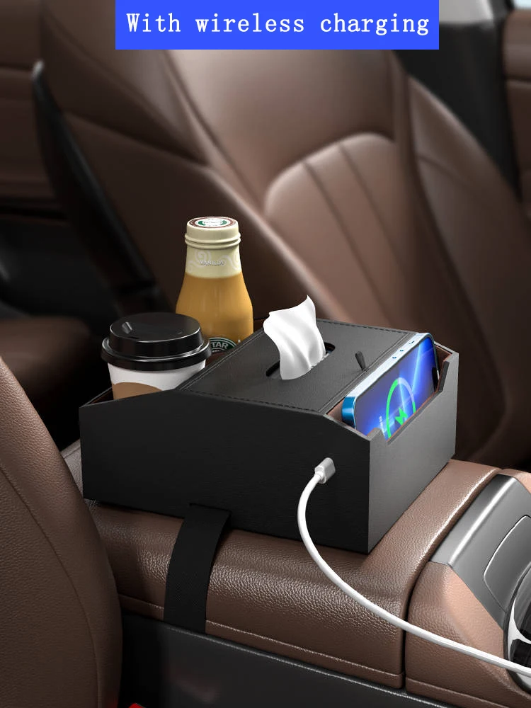 Принадлежности для салона автомобиля, коробка для салфеток для автомобиля, коробка для хранения, товары для салона автомобиля с беспроводной зарядкой
Принадлежности для салона автомобиля, коробка для салфеток для автомобиля, коробка для хранения, товары для салона автомобиля с беспроводной зарядкой