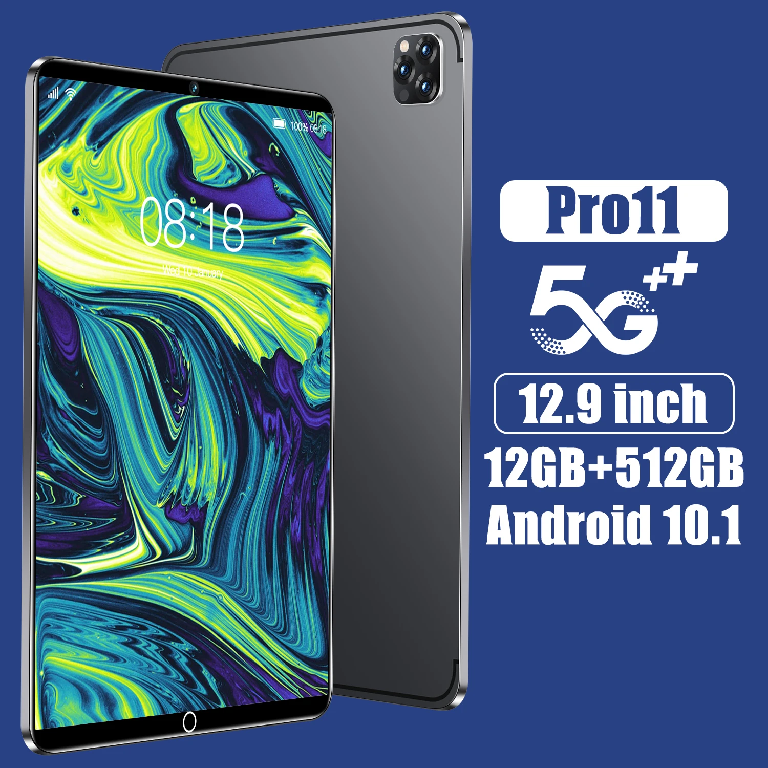 Official authentic 2022 new Android 10.1-inch 5G tablet 12GB+512GB8 core pluggable dual card full screen high-definition wifi
Official authentic 2022 new Android 10.1-inch 5G tablet 12GB+512GB8 core pluggable dual card full screen high-definition wifi