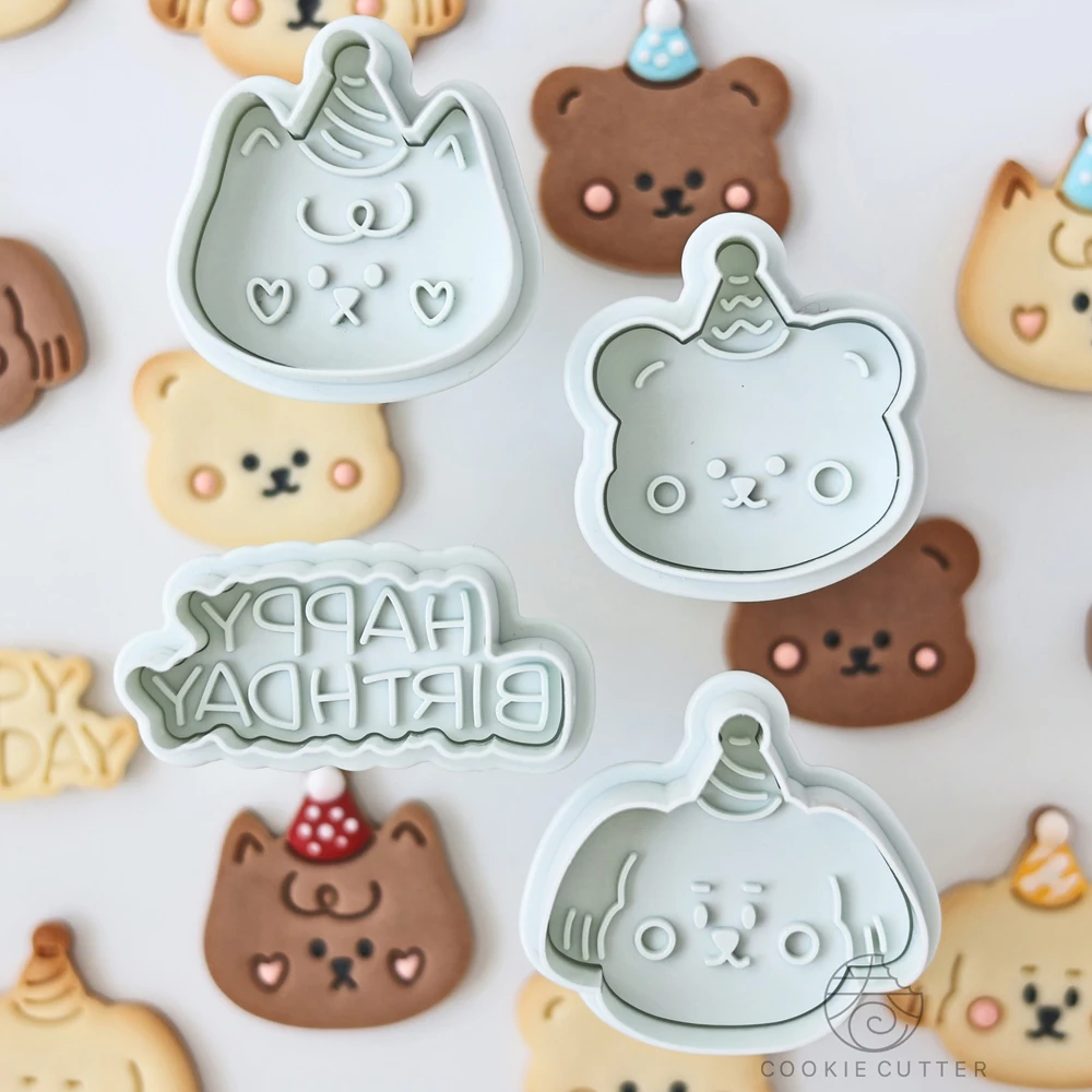 4 шт./набор, формы для печенья в виде животных
4 шт./набор, формы для печенья в виде животных