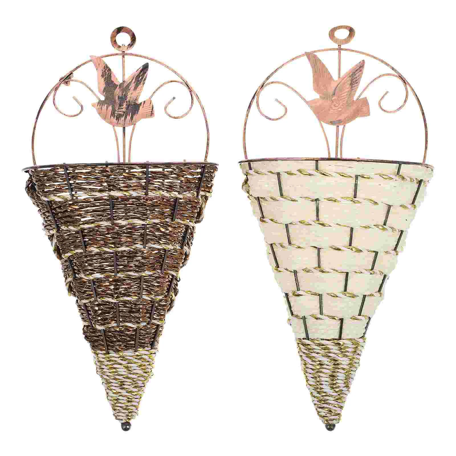 Flower Basket Holder Hanging Wallpot Vase Retro Planter Decorative Rustic Arrangement Mounted Woven Rattancontainer Seagrass
Flower Basket Holder Hanging Wallpot Vase Retro Planter Decorative Rustic Arrangement Mounted Woven Rattancontainer Seagrass