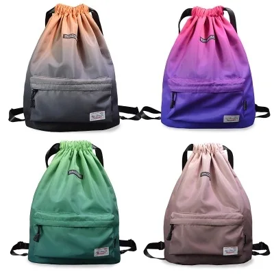 Gym bags for Women 2022 Girls Waterproof Sports Drawstring Backpack Gradient Bags for Travel Fitness Yoga Camping Swimming Train 
Gym bags for Women 2022 Girls Waterproof Sports Drawstring Backpack Gradient Bags for Travel Fitness Yoga Camping Swimming Train
