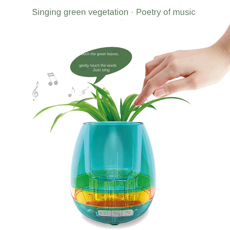 Creative Desktop Music Vase Touch-sensing Indoor Green Potted Ornaments Toys That Can Play Piano Music Flowerpots Singing Plants
Creative Desktop Music Vase Touch-sensing Indoor Green Potted Ornaments Toys That Can Play Piano Music Flowerpots Singing Plants