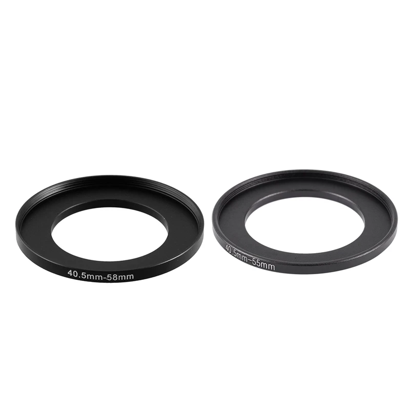 2Pcs Camera Repairing Metal Step Up Filter Ring Adapter - 40.5Mm-58Mm & 40.5Mm-55Mm
2Pcs Camera Repairing Metal Step Up Filter Ring Adapter - 40.5Mm-58Mm & 40.5Mm-55Mm