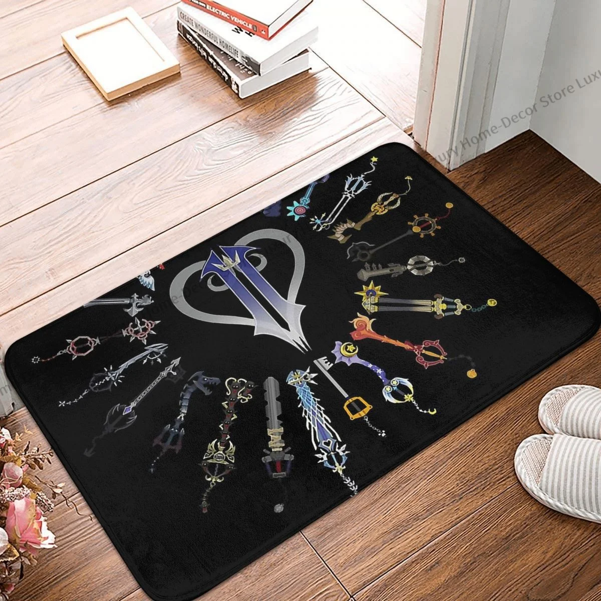 Коврик Kingdom Hearts для ванной комнаты, фланелевый коврик с брелоками, домашний декор
Коврик Kingdom Hearts для ванной комнаты, фланелевый коврик с брелоками, домашний декор