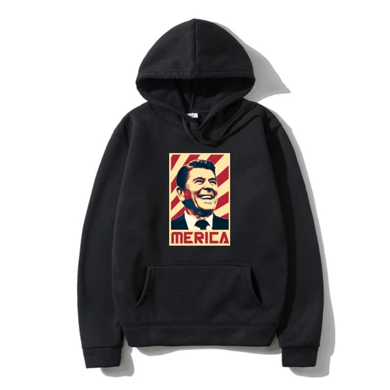 Мужская верхняя одежда Reagan Merica, ретро пропагандистская толстовка, женская и мужская верхняя одежда
Мужская верхняя одежда Reagan Merica, ретро пропагандистская толстовка, женская и мужская верхняя одежда