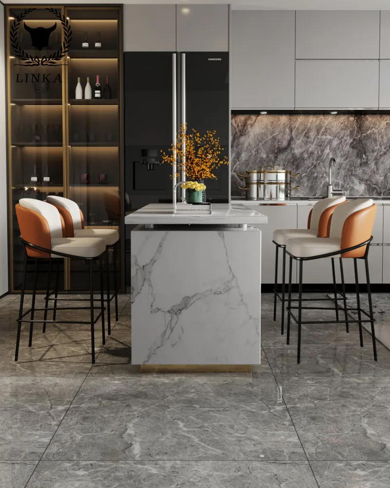 Nordic Bar Chair Light Luxury High Chair Fashion Modern Simple Bar Home Personalized Bar Chair Creative Designer Chair
Nordic Bar Chair Light Luxury High Chair Fashion Modern Simple Bar Home Personalized Bar Chair Creative Designer Chair