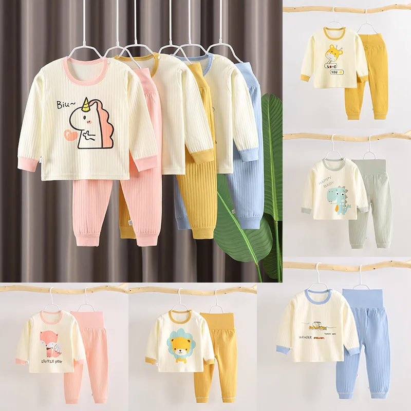 2023 New Children Home Pajamas Thermal Underwear Kawaii Cartoon Printed Pants Long Sleeve Suit Autumn and Winter Thermal Clothes
2023 New Children Home Pajamas Thermal Underwear Kawaii Cartoon Printed Pants Long Sleeve Suit Autumn and Winter Thermal Clothes