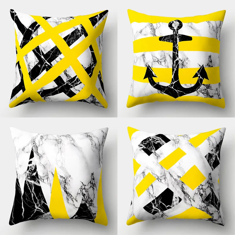 yellow geometric line style polyester marble grain peach skin throw pillow cover, Soft fabric home decorative pillowcase 45*45cm
yellow geometric line style polyester marble grain peach skin throw pillow cover, Soft fabric home decorative pillowcase 45*45cm