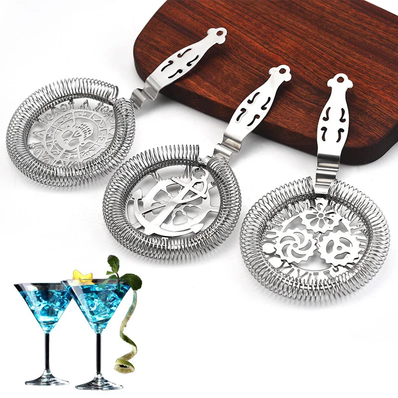 Strainer Stainless Steel Colander Filter Bartender Cocktail Shaker Wire Mixed Drink Ice Cocktail Bar Accessories Kitchen Tools
Strainer Stainless Steel Colander Filter Bartender Cocktail Shaker Wire Mixed Drink Ice Cocktail Bar Accessories Kitchen Tools